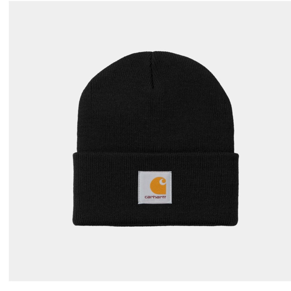 Carhartt Cuffed Black Beanie
